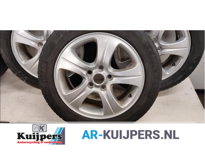 Velgen set + banden - Jaguar X-Type