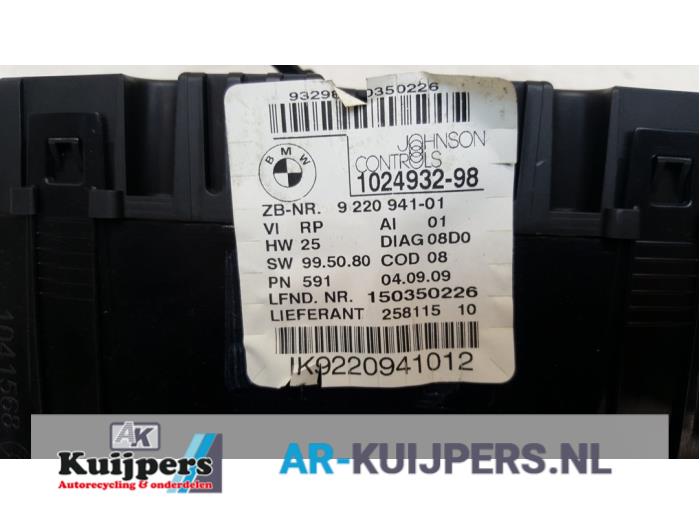 Kilometerteller KM - BMW 1-Serie