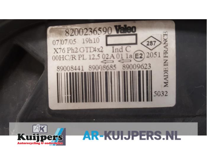 Koplamp links - Nissan Kubistar