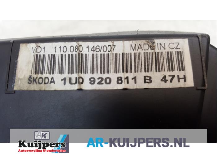 Kilometerteller KM - Skoda Octavia