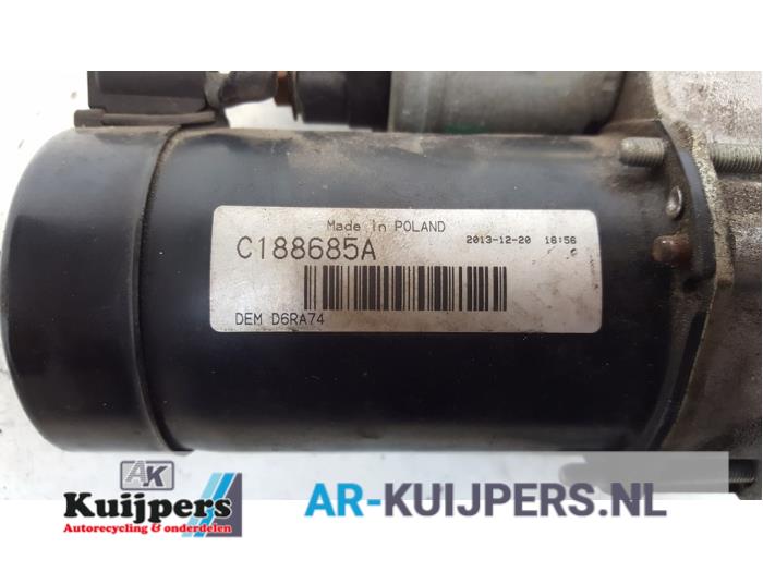 Startmotor van een Citroën C4 Grand Picasso (UA) 2.0 16V Autom. 2007