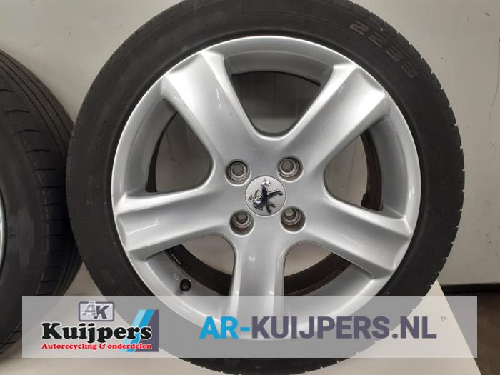 Velgen set + banden - Peugeot 206 PLUS