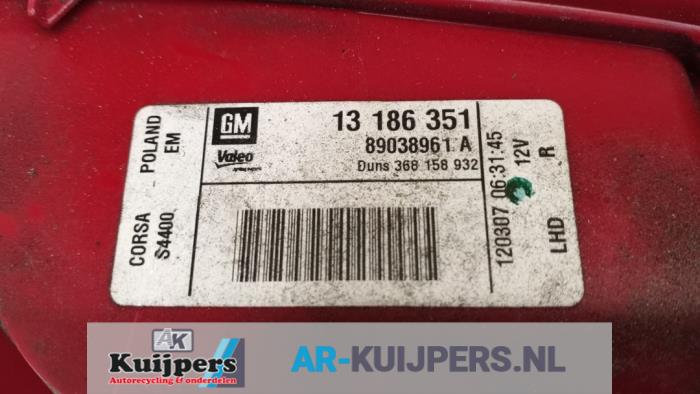 Achterlicht rechts - Opel Corsa