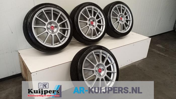 Velgen set + banden - Fiat 500