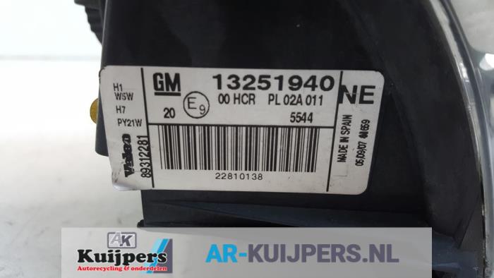Koplamp rechts - Opel Signum