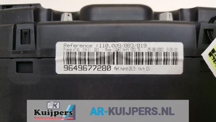 Kilometerteller KM - Peugeot 607