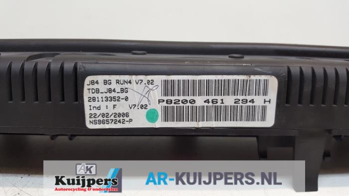 Kilometerteller KM - Renault Megane Scenic