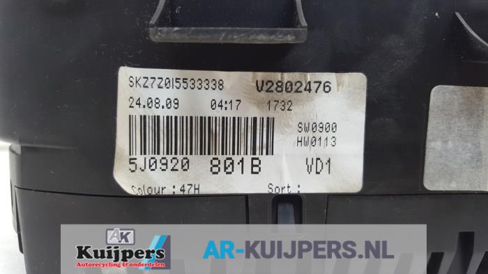 Kilometerteller KM - Skoda Fabia