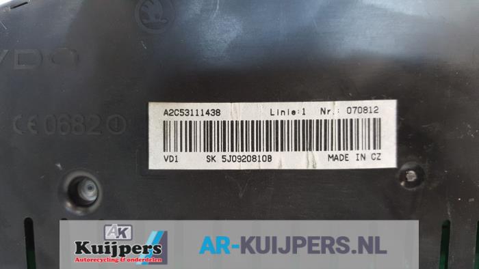 Kilometerteller KM - Skoda Roomster