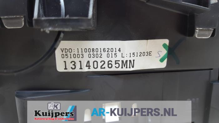 Kilometerteller KM - Opel Meriva