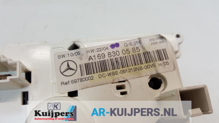 Kachel Bedieningspaneel - Mercedes B-Klasse