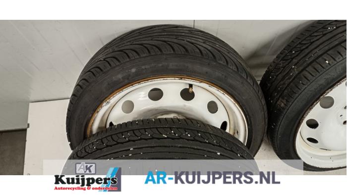 Velgen set + banden - Fiat Seicento
