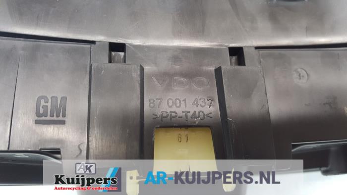 Kilometerteller KM - Opel Meriva