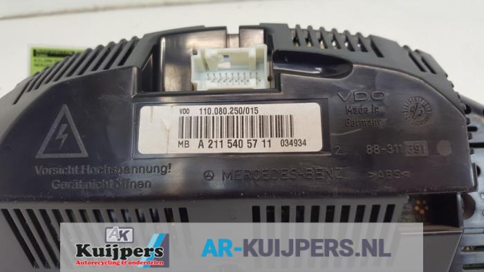 Kilometerteller KM - Mercedes E-Klasse