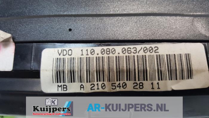 Kilometerteller KM - Mercedes E-Klasse