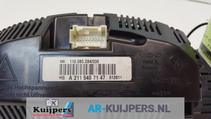 Kilometerteller KM - Mercedes E-Klasse