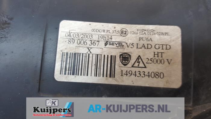 Koplamp links - Lancia Phedra