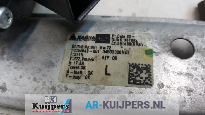 Ruitmechaniek 4Deurs links-achter - Opel Meriva