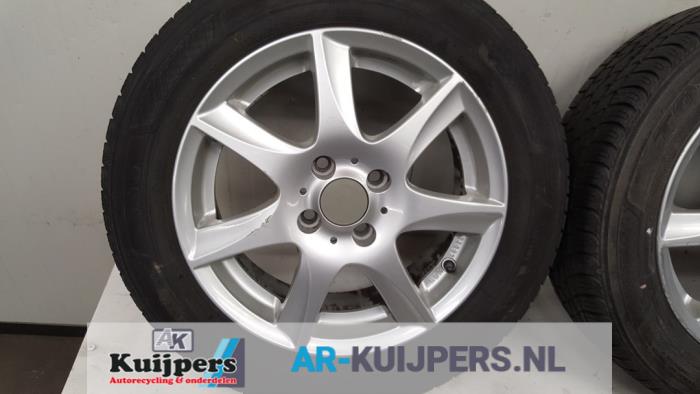 Velgen set + banden - Honda Jazz