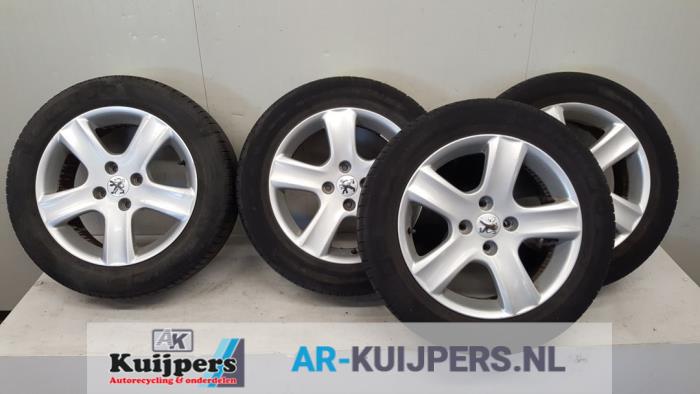 Velgen set + banden - Peugeot 307