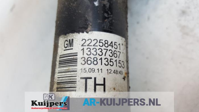 Schokdemperpoot links-voor - Opel Meriva