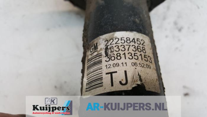 Schokdemperpoot rechts-voor - Opel Meriva