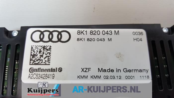 Kachel Bedieningspaneel - Audi A4