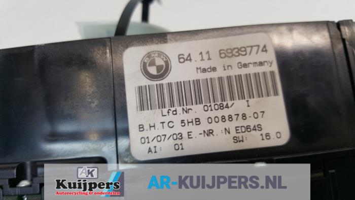 Kachel Bedieningspaneel - BMW 3-Serie