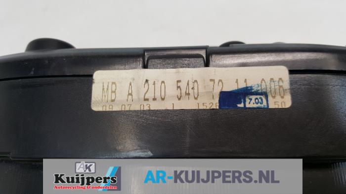 Kilometerteller KM - Mercedes E-Klasse