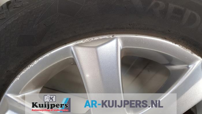Velgen set + banden - Peugeot 207