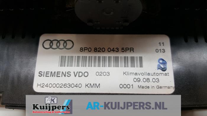 Kachel Bedieningspaneel - Audi A3