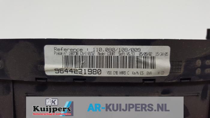 Kilometerteller KM - Peugeot 406