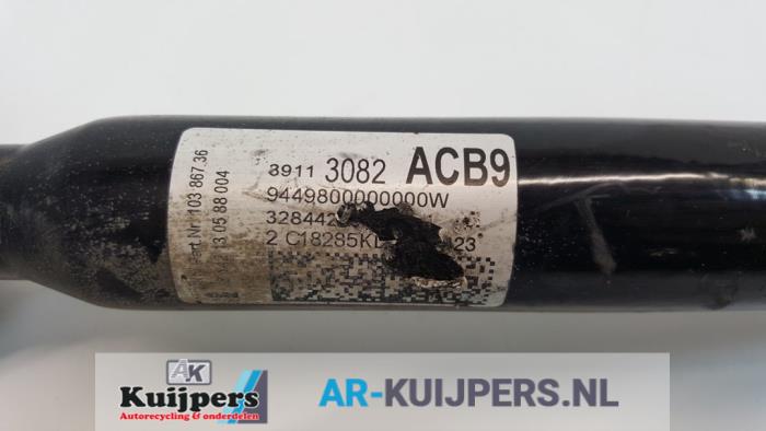 Aandrijfas rechts-voor - Opel Astra