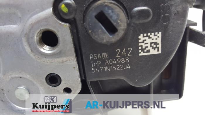 Deurslot Mechaniek 4Deurs links-achter - Peugeot 5008