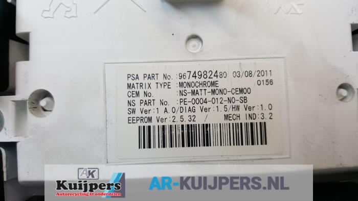 Kilometerteller KM - Peugeot 5008