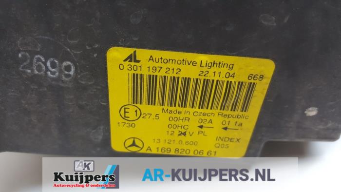 Koplamp rechts - Mercedes A-Klasse