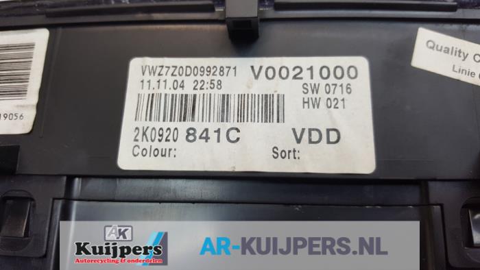 Kilometerteller KM - Volkswagen Caddy
