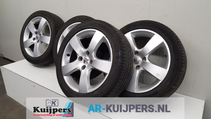 Velgen set + banden - Peugeot 307