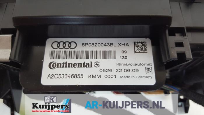 Kachel Bedieningspaneel - Audi A3