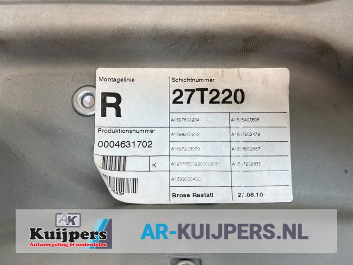 Ruitmechaniek 4Deurs rechts-voor - Mercedes B-Klasse