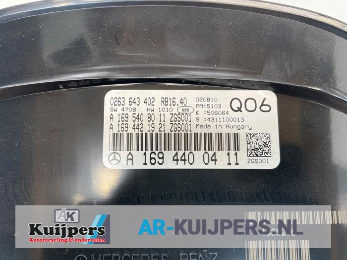 Kilometerteller KM - Mercedes B-Klasse