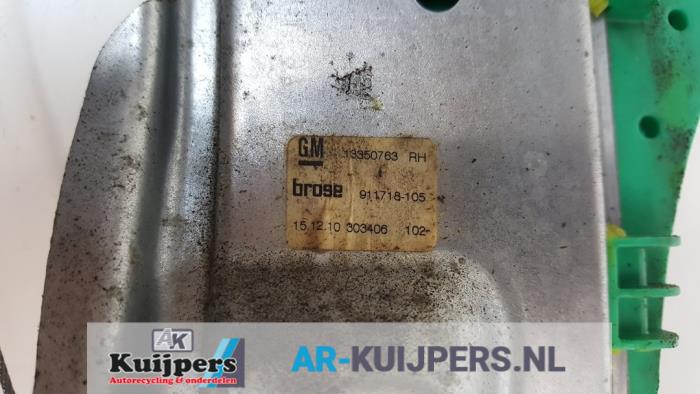 Ruitmechaniek 4Deurs rechts-achter - Opel Astra