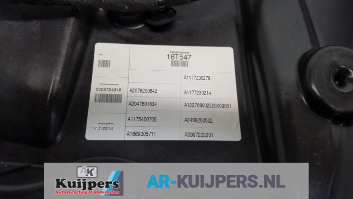 Ruitmechaniek 4Deurs rechts-voor - Mercedes CLA