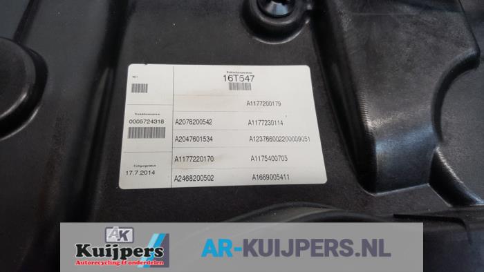 Ruitmechaniek 4Deurs links-voor - Mercedes CLA
