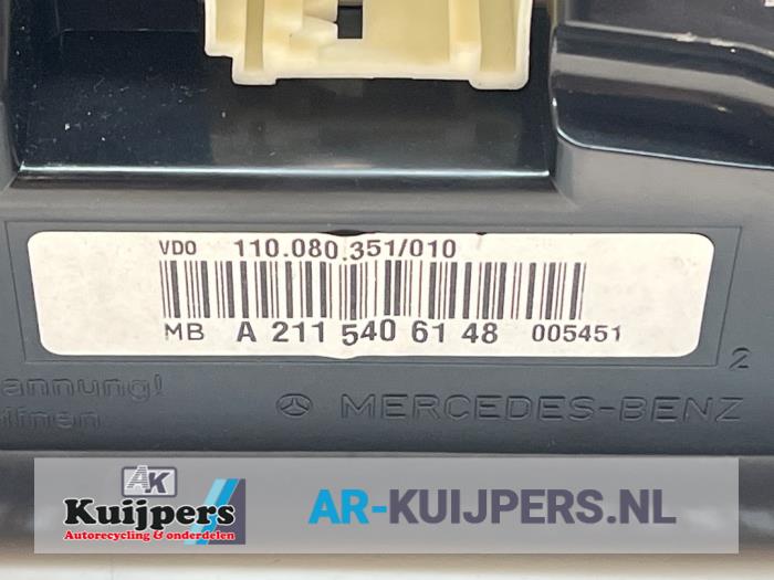 Kilometerteller KM - Mercedes E-Klasse