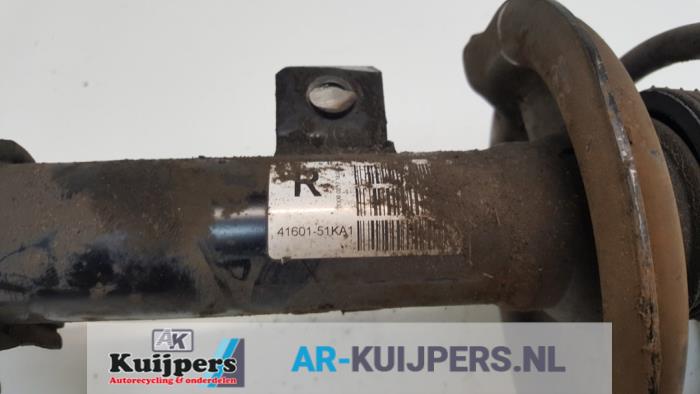 Schokdemperpoot rechts-voor - Opel Agila