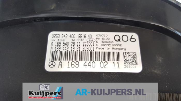 Kilometerteller KM - Mercedes A-Klasse