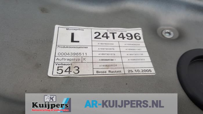 Ruitmechaniek 4Deurs rechts-voor - Mercedes B-Klasse