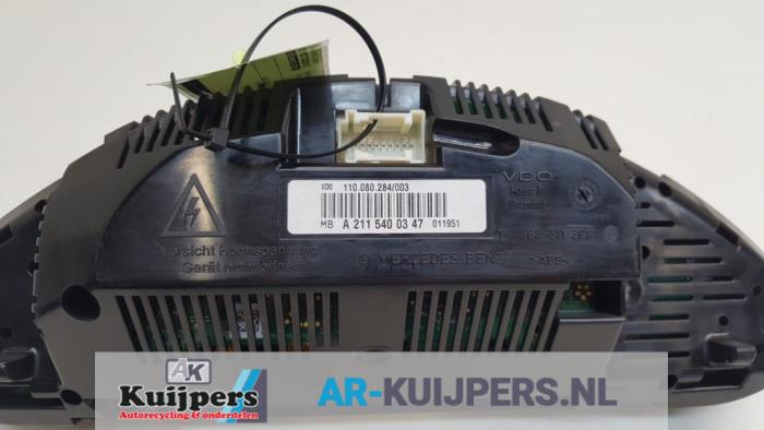 Kilometerteller KM - Mercedes E-Klasse