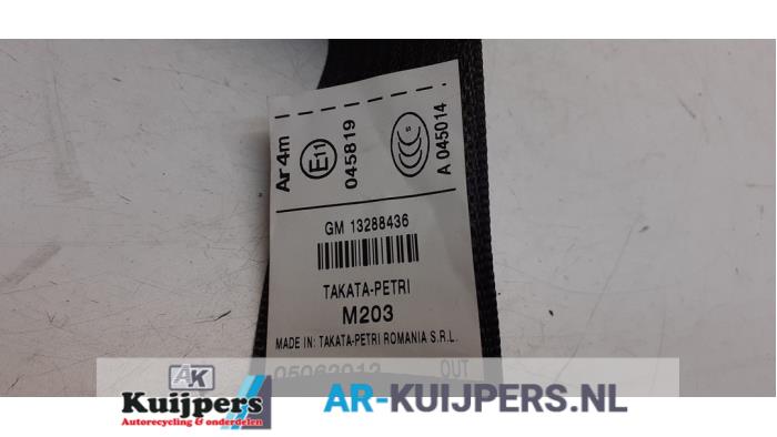 Veiligheidsgordel rechts-achter - Opel Insignia
